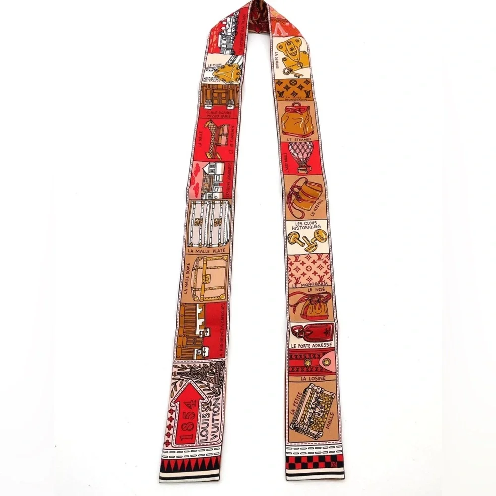 Louis Vuitton twilly neck scarf purse charm - Picture 2 of 13